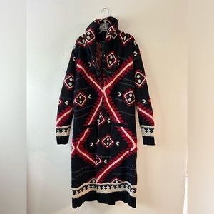 Ralph Lauren woven long sweater cardigan coat